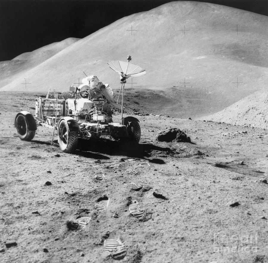 Astronaut James Irwin On Moon Photograph by Bettmann