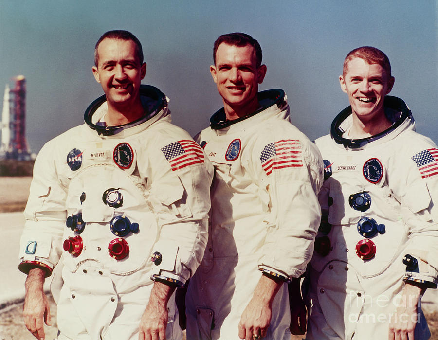 Astronauts Of Apollo 9 Mission Photograph by Nasa/science Photo Library ...