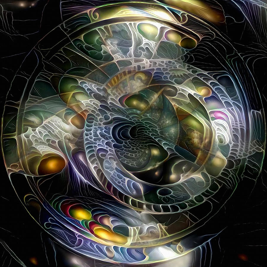 Astronomical clock Digital Art by Bruce Rolff
