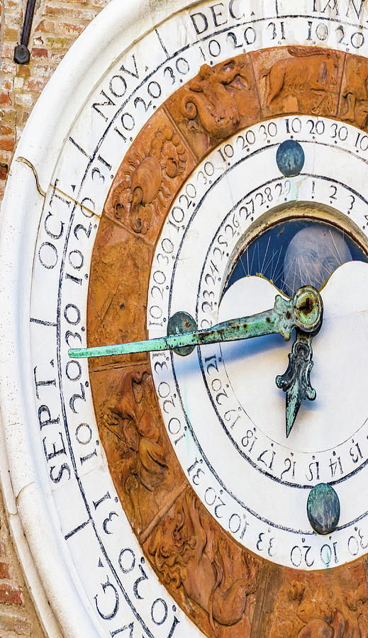 astronomical clock in Italy Photograph by Vivida Photo PC