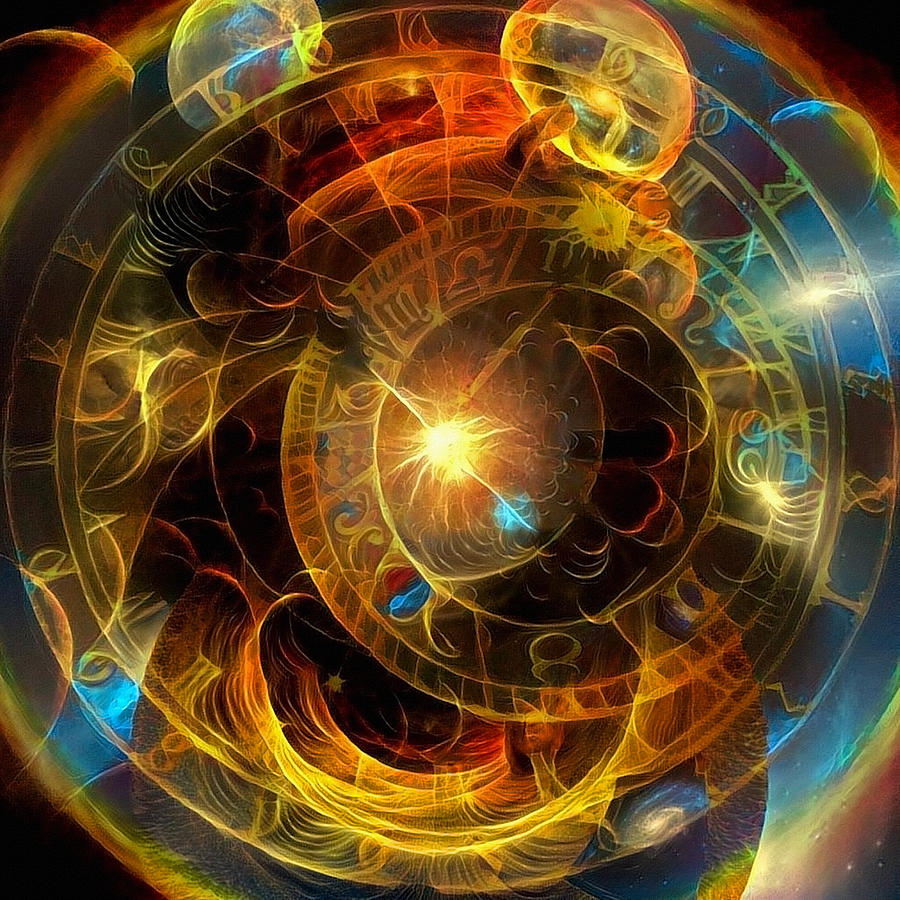Astronomical time Digital Art by Bruce Rolff