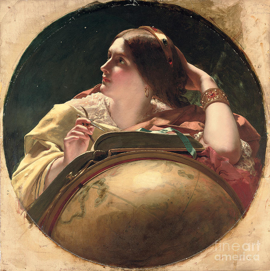 Astronomy, C.1840-1850 Painting by James Sant