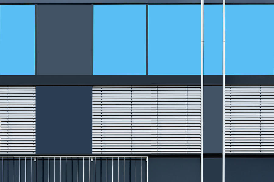 Asymmetric Windows Photograph by Jan Niezen