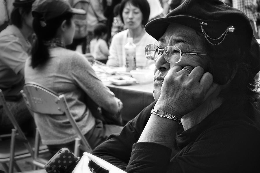 Hiroshima Photograph - At A Festival by Takashi Yokoyama