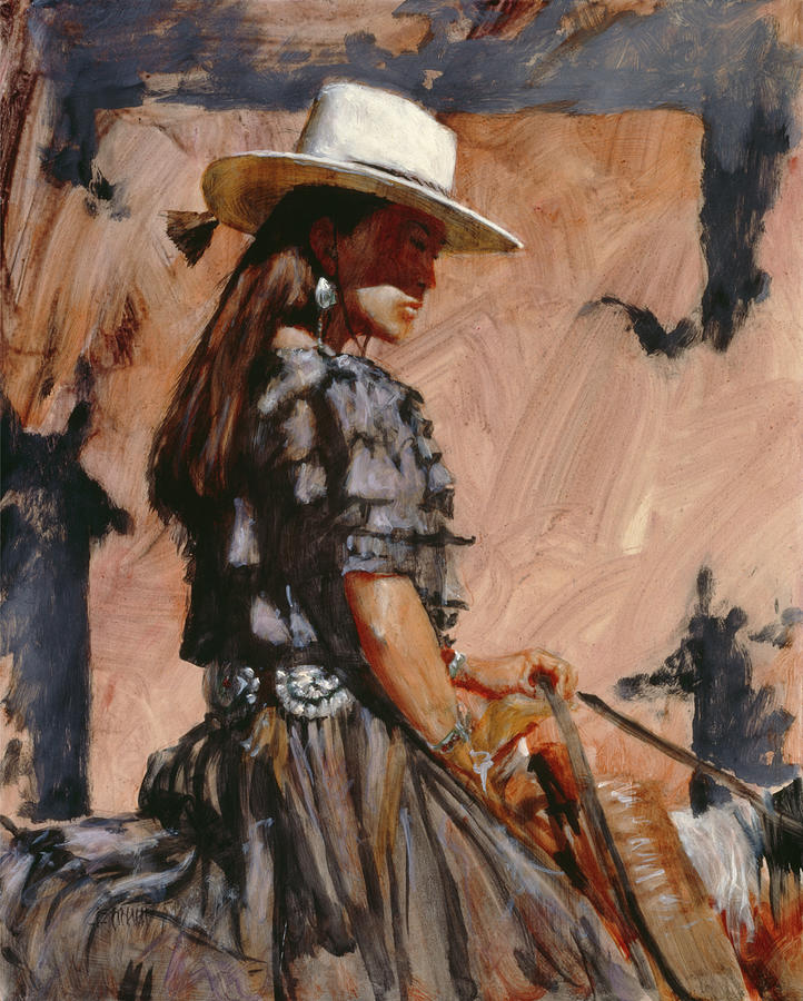 At A Walk Painting by J. E. Knauf