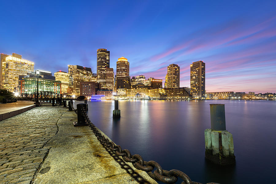 Boston Photograph - At Nightfall by Paulo Nogueira