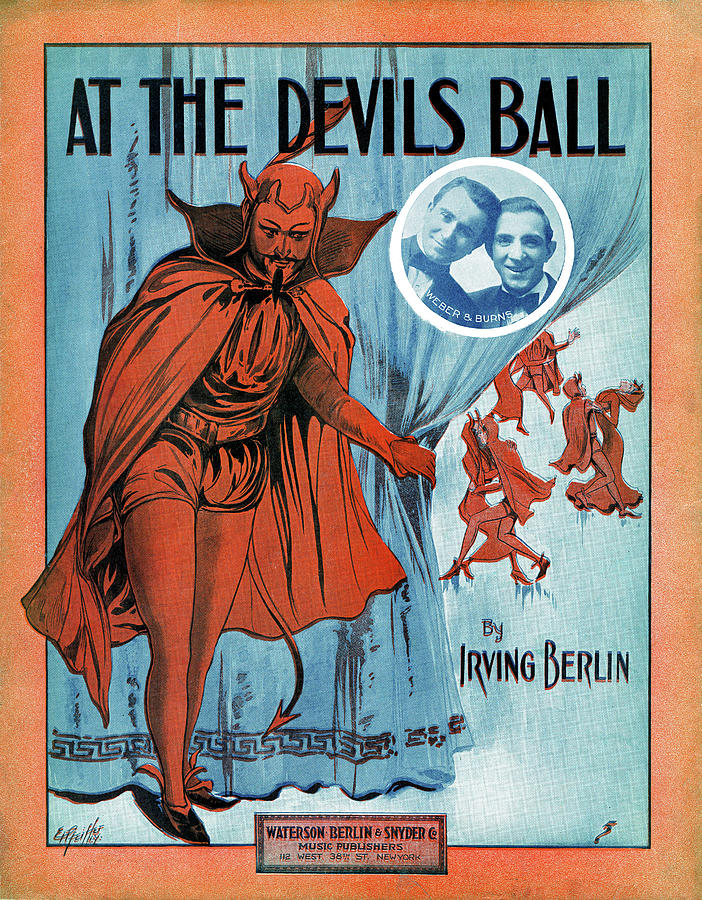 At the Devils Ball Painting by Ep