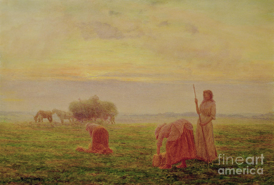 At The End Of The Day Painting by William Henry Gore