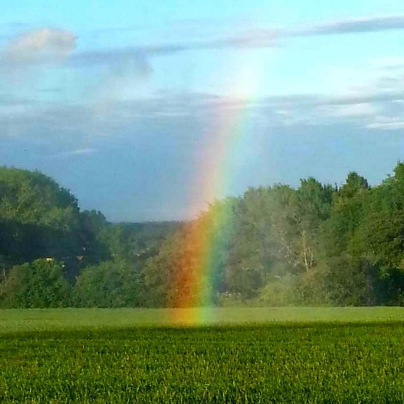 At the end of the rainbow Photograph by Adam Henson - Pixels