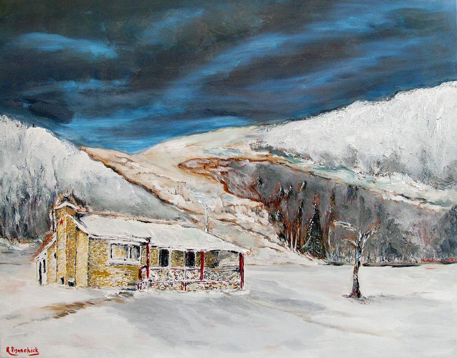 Western Pennsylvania Painting - At The End Of The Trail 2 by Rosita Pisarchick Western Pennsylvania Painting - At The End Of The Trail 2 by Rosita Pisarchick