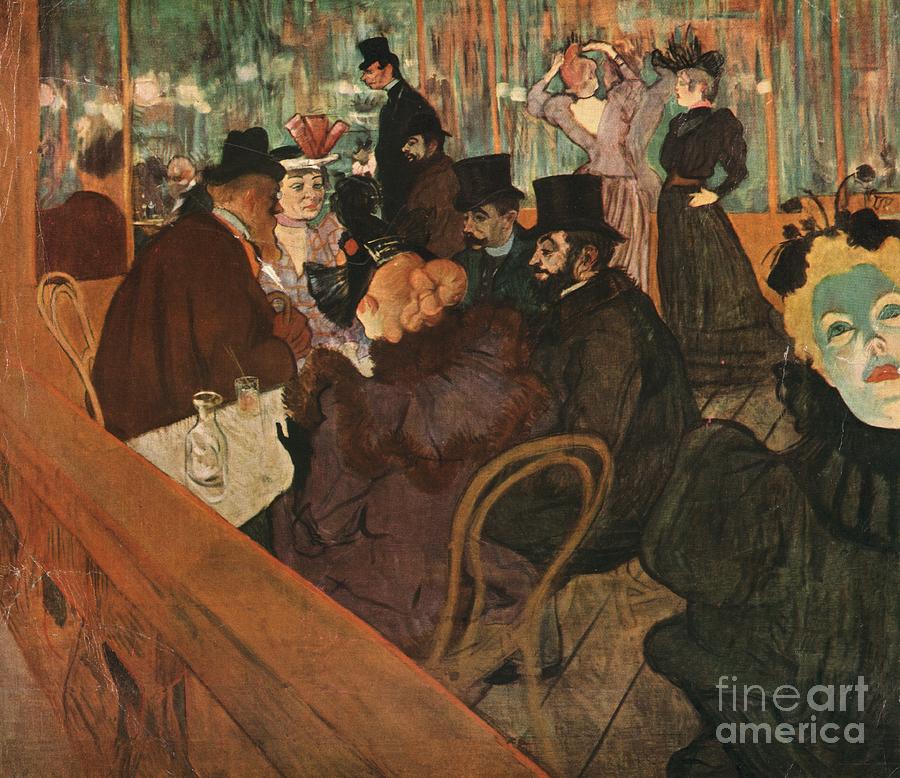At The Moulin Rouge Drawing by Print Collector