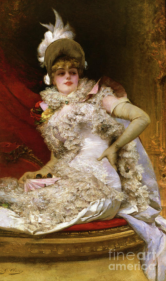 At The Opera By Georges Clairin Painting by Georges Clairin