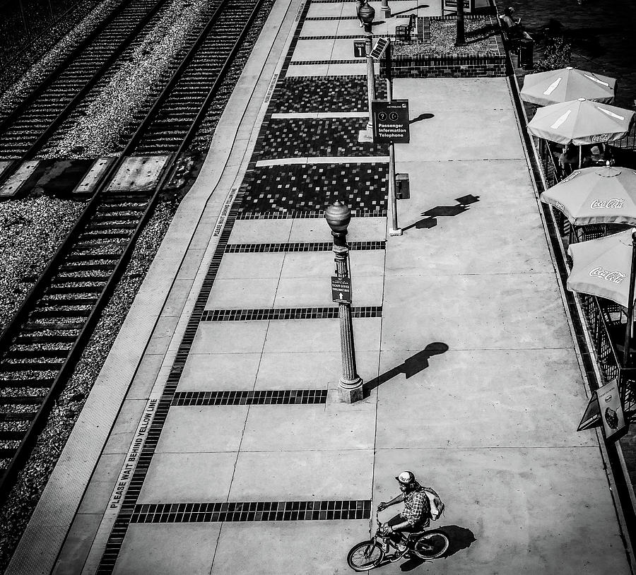 At The Train Station Photograph by Hyuntae Kim