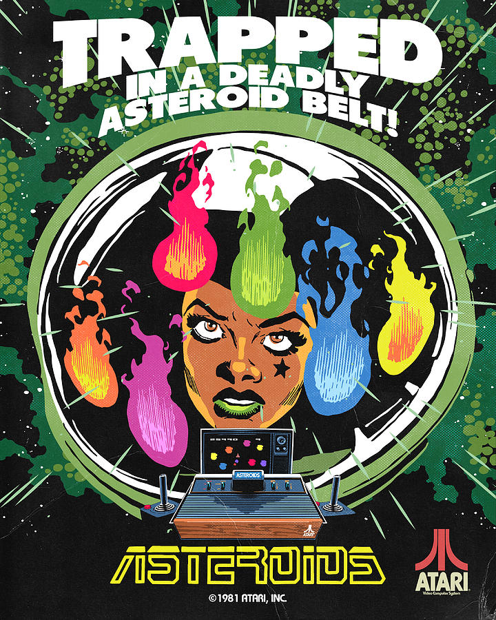 Atari X Asteroids (Edition #1445) Digital Art by 50 Years of Atari NFT Collection by Butcher Billy Atari X Asteroids (Edition #1445) Digital Art by 50 Years of Atari NFT Collection by Butcher Billy