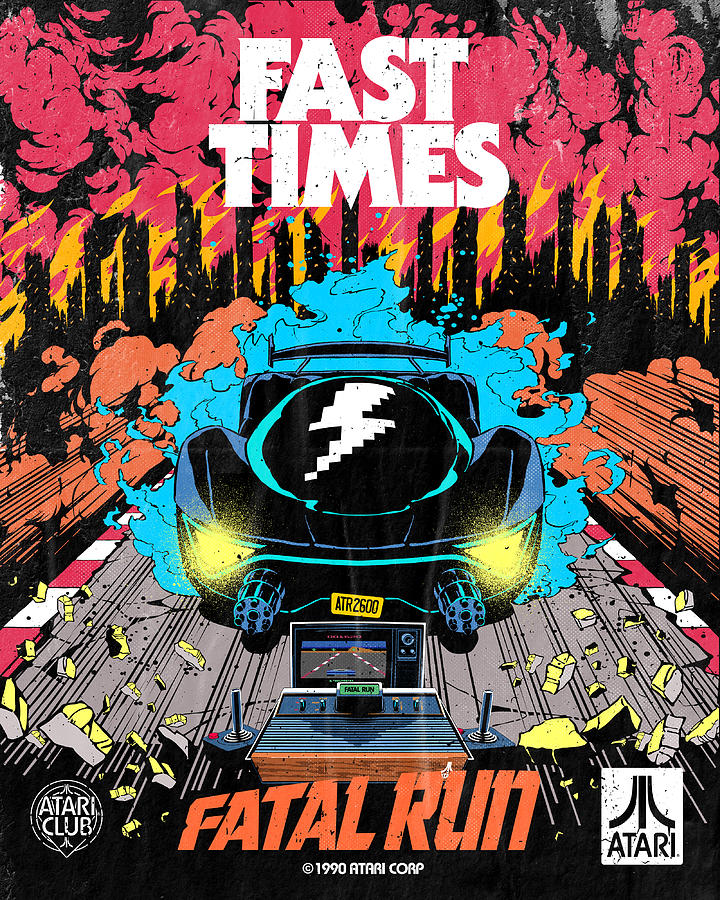 Atari X Fatal Run (Edition #2353) Digital Art by 50 Years of Atari NFT Collection by Butcher Billy Atari X Fatal Run (Edition #2353) Digital Art by 50 Years of Atari NFT Collection by Butcher Billy