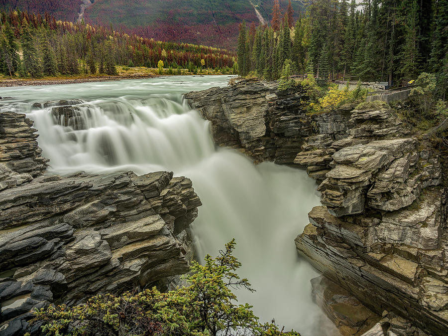 Athabasca Falls #2 Photograph by Ajit Pillai - Fine Art America