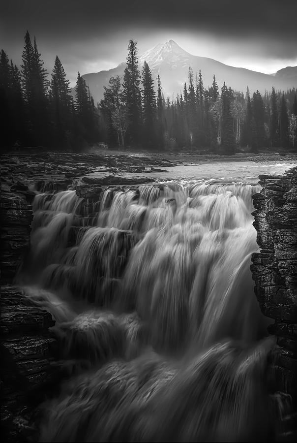 Athabasca Falls Photograph by Cher Gu