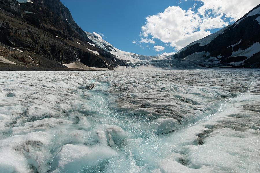 Athabasca Glacier Photograph by John Elk Iii