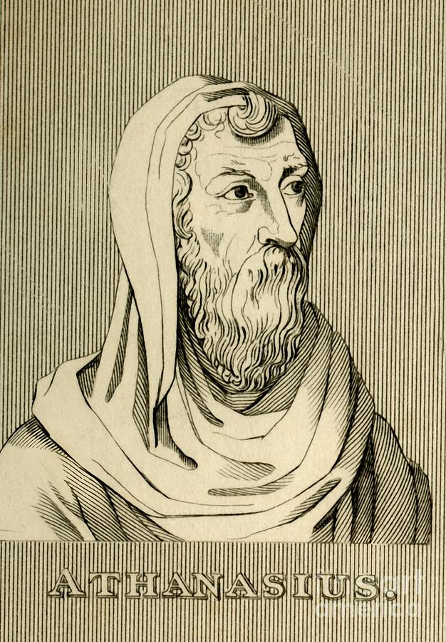 Athanasius Drawing by Print Collector