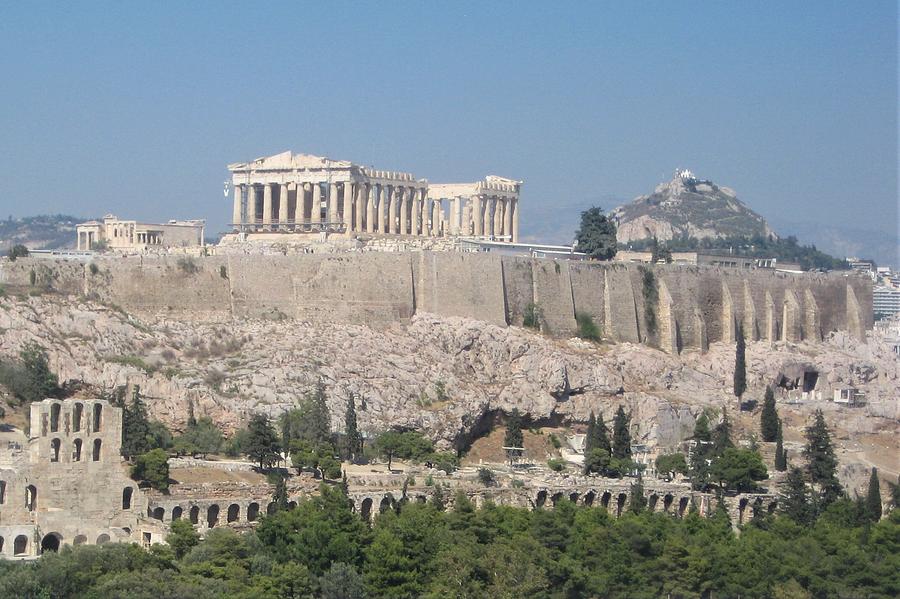 The Acropolis Photograph by Jeff J - Fine Art America