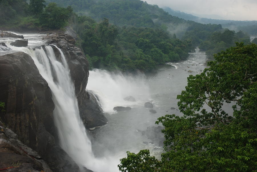 Athirapally Waterfalls Photograph by Pradeepchamaria