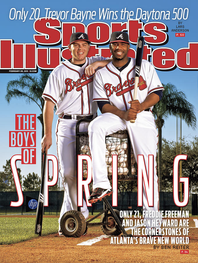 Atlanta Braves Freddie Freeman And Jason Heyward Sports Illustrated Cover Photograph by Sports Illustrated