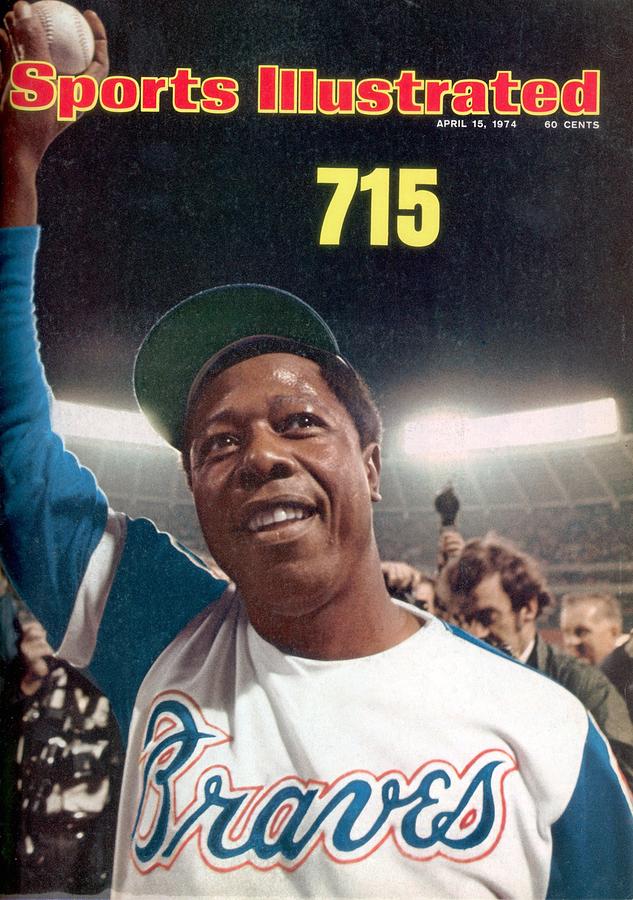 Magazine Cover Photograph - Atlanta Braves Hank Aaron Sports Illustrated Cover by Sports Illustrated