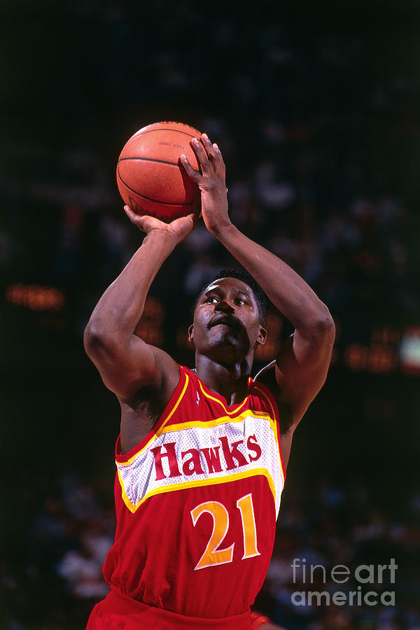 Atlanta Hawks Dominique Wilkins Photograph by Nathaniel S. Butler
