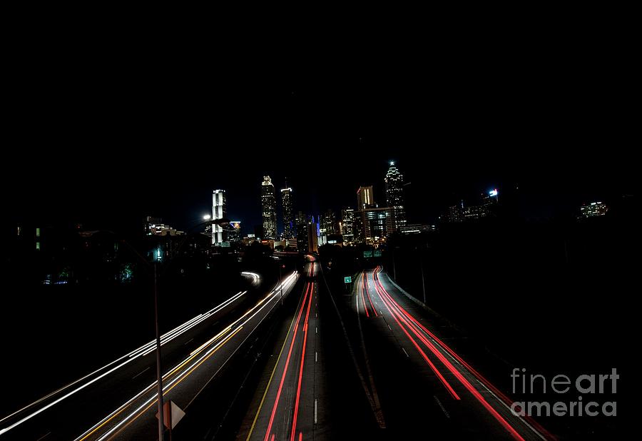 Atlanta Light Trails - 3 Photograph by David Bearden