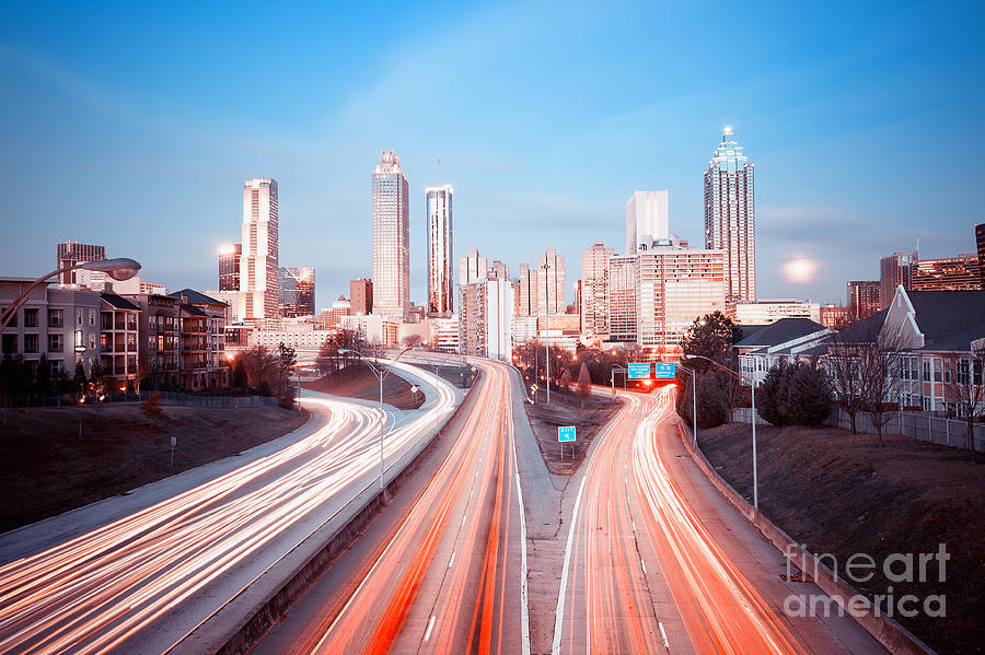 Sunrise Photograph - Atlanta Skyline Georgia Usa by Nickolay Khoroshkov Sunrise Photograph - Atlanta Skyline Georgia Usa by Nickolay Khoroshkov