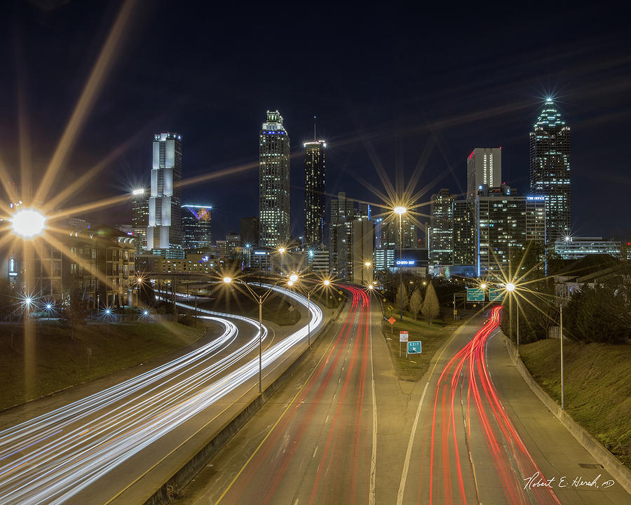 Atlanta Skyline Photograph by Robert Hersh