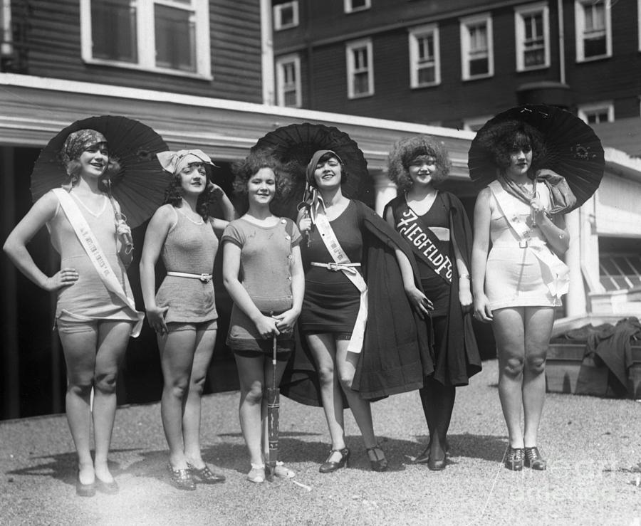 Atlantic City Beauty Contestants by Bettmann