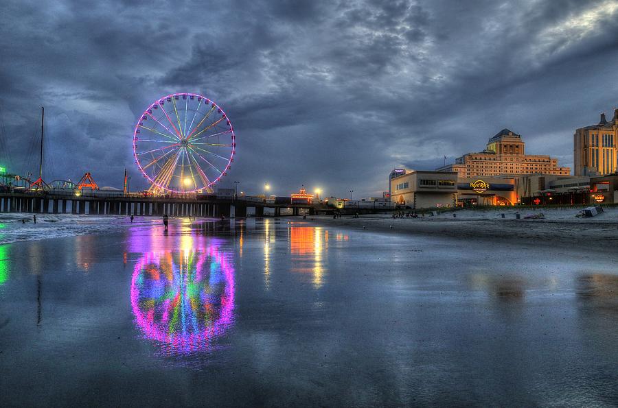 Atlantic City Ferris Wheel Photograph by John Loreaux
