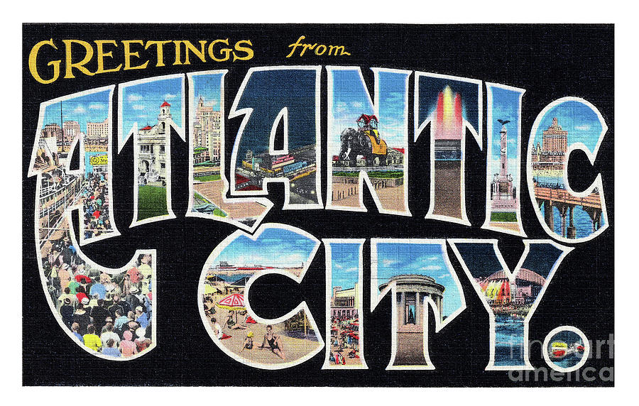 Atlantic City Greetings #2 Photograph by Mark Miller