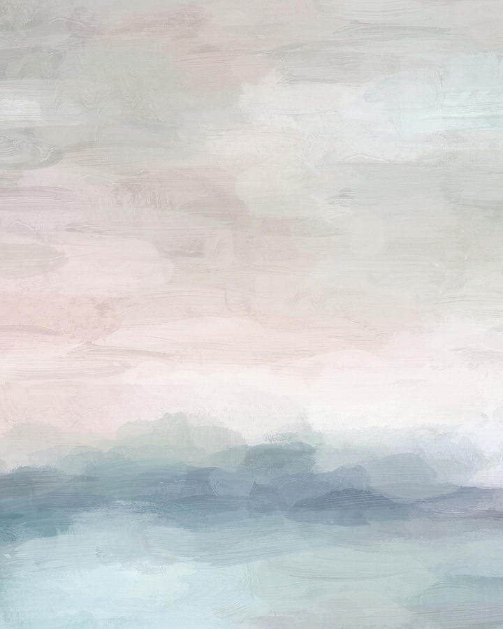 Atlantic Ocean Sunrise II Painting by Rachel Elise