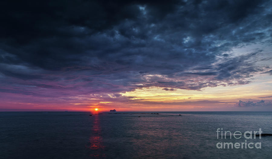 Atlantic Ocean Sunset Photograph