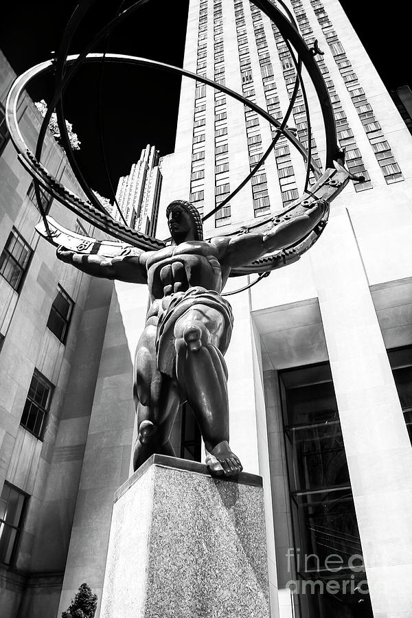 Atlas Angles 2006 New York City Photograph by John Rizzuto