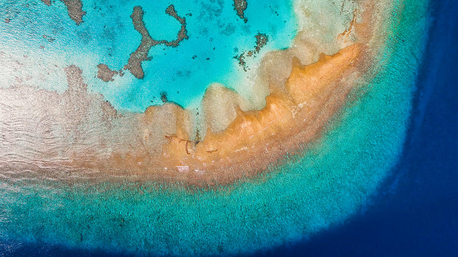Atoll Slices Photograph by Ido Meirovich