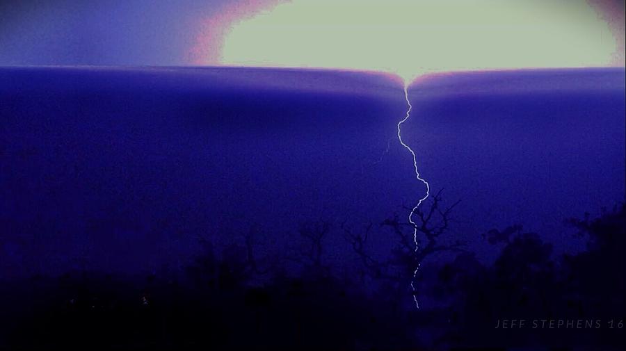 Atom bomb lightning Photograph by Jeff Stephens Fine Art America
