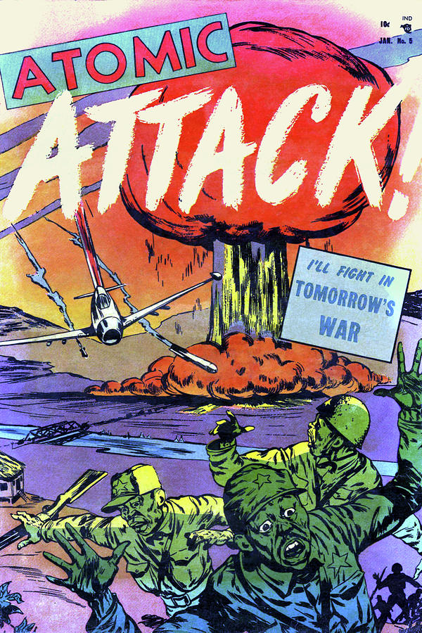 Atomic Attack! Painting by Unknown