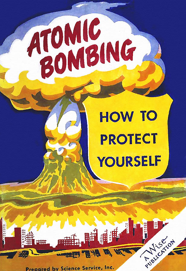 Atomic Bombing - How to Protect Yourself Painting by 