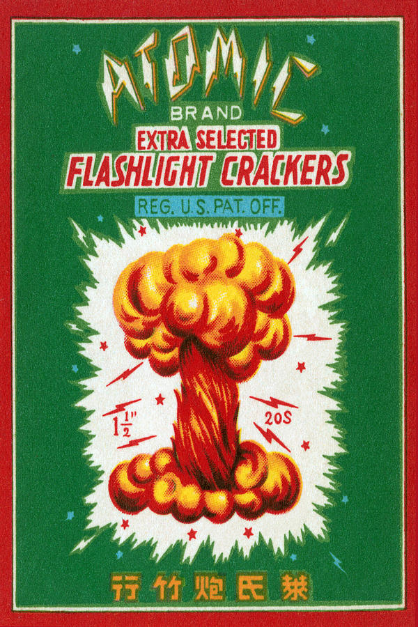 Atomic Brand Extra Selected Flashlight Crackers Painting by Unknown