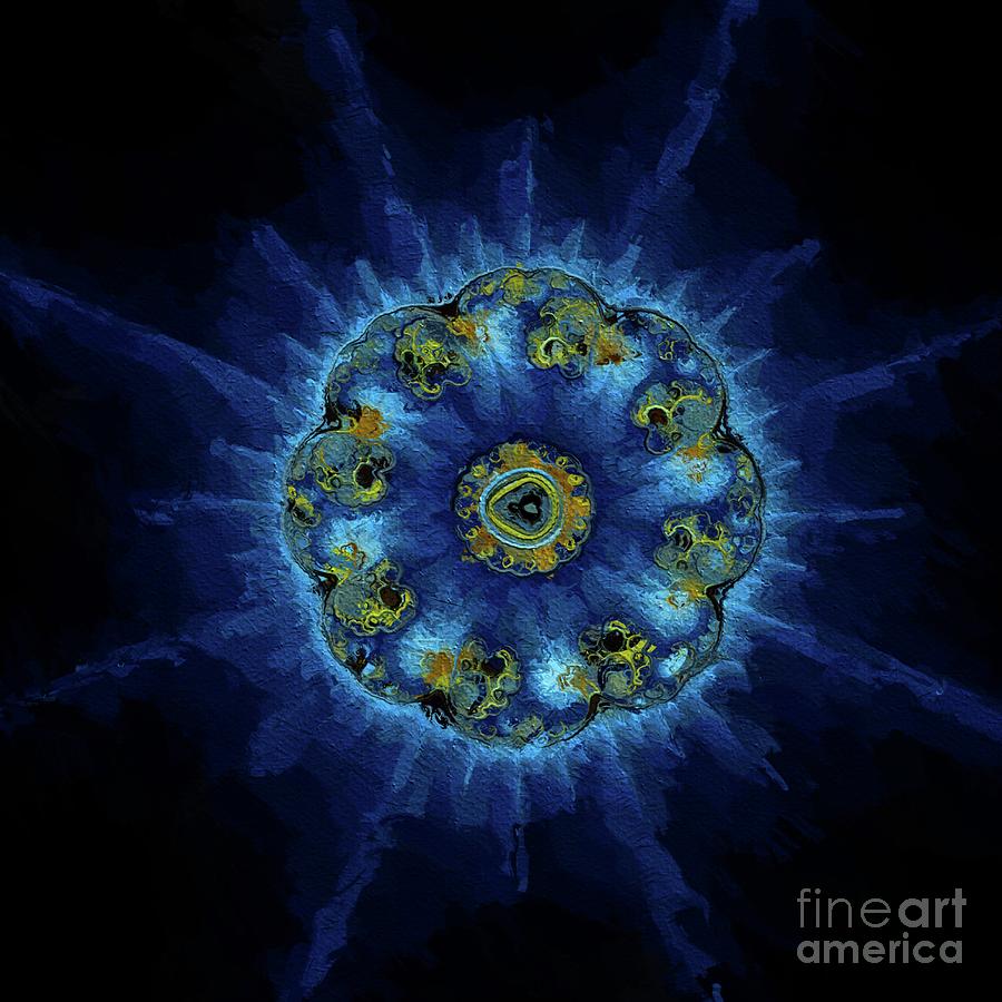 Atomic Flower. Abstract Art by Tito Painting by Esoterica Art Agency