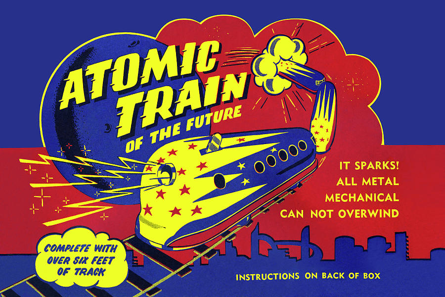 Atomic Train of the Future Painting by Unknown