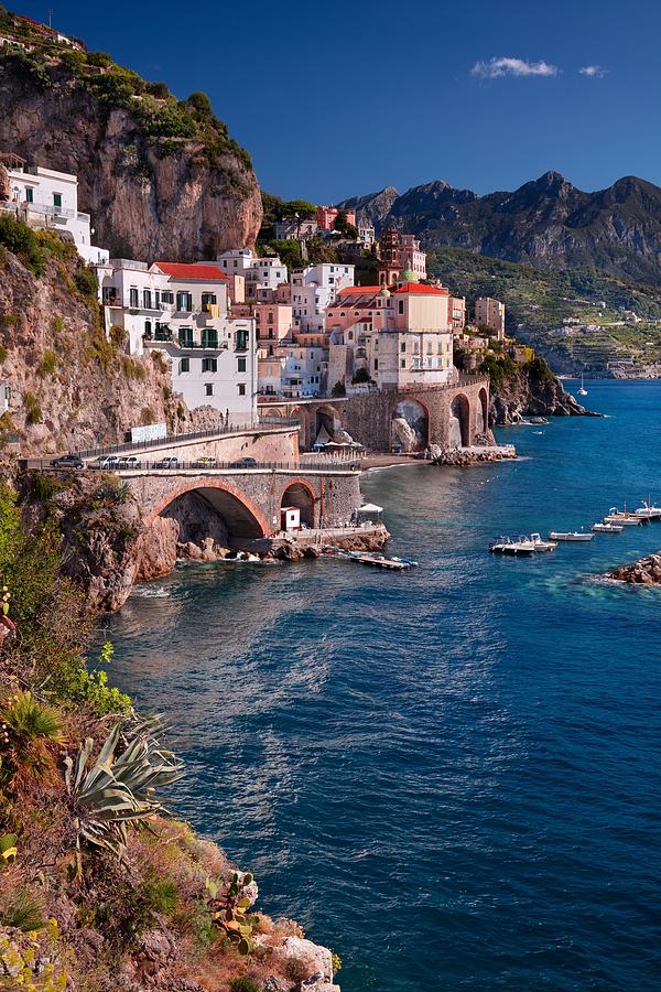 Architecture Photograph - Atrani, Amalfi Coast, Italy. Cityscape by Rudi1976