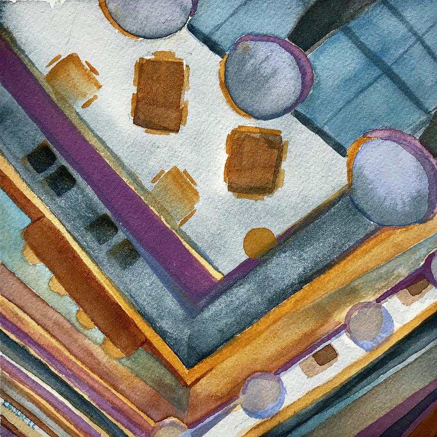 Alta Painting - Atrium View at Cliff Club by Lynne Bolwell
