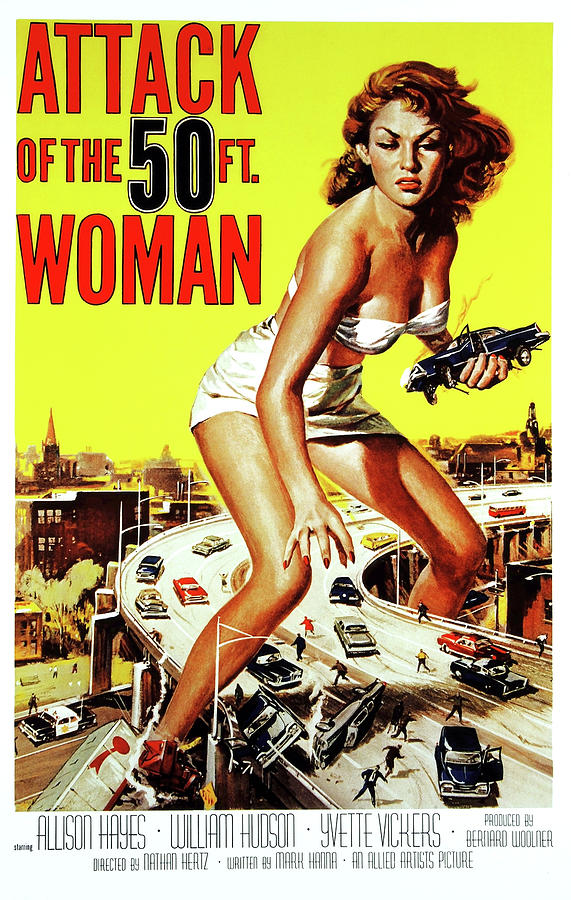 Movie Photograph - Attack Of The 50ft Woman by Globe Photos