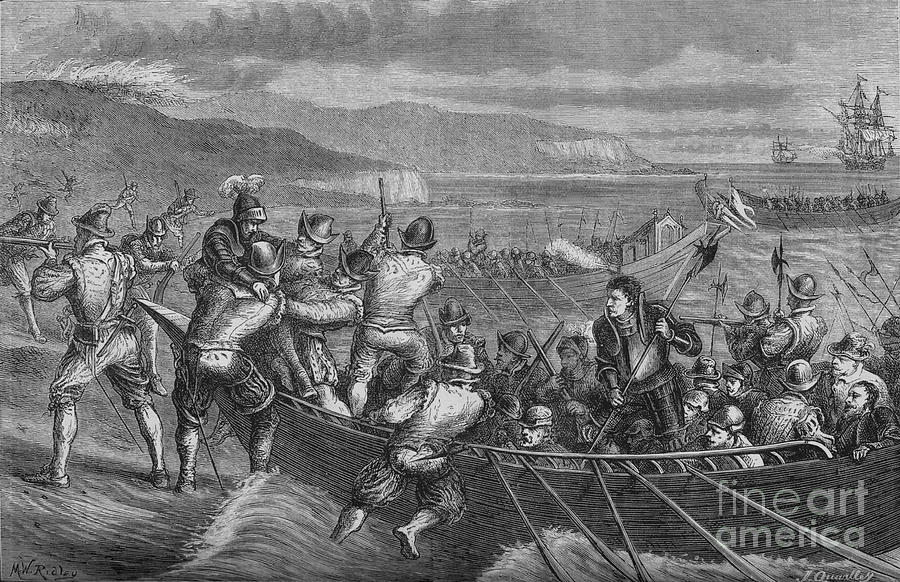 Attack On The Isle Of Wight,  July Drawing by Print Collector
