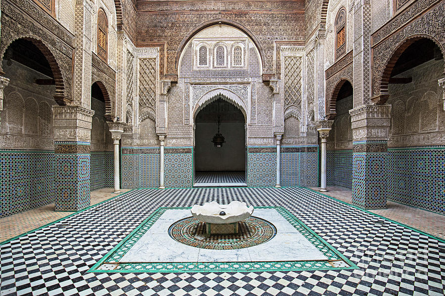 Attarine Madrasa Fez Madressa Photograph by Xavierarnau - Fine Art America