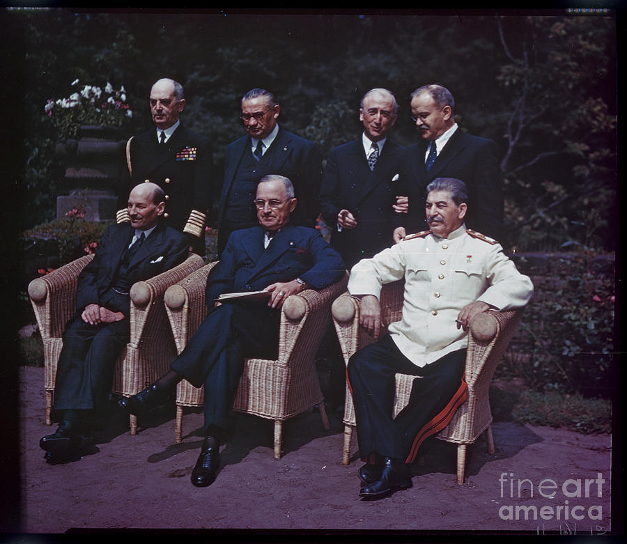 Attlee, Truman, And Stalin Photograph by Bettmann